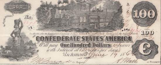 100 Dollar 1862